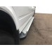 Боковые подножки (пороги) - Almond Grey для BMW X3 F-25 2011-2018 (алюминий+пластик) 