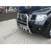 Защита переднего бампера кенгурятник с грилем высокий (d=70) для Nissan Pathfinder PATHFINDER