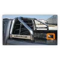Ролл бар (с защитой стекла) для Volkswagen Amarok