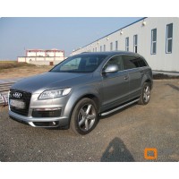 Пороги - Dolynau (алюминий+пластик) для Audi Q7