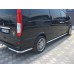 Защита заднего бампера - углы одинарные (нержавейка d=70) для Mercedes Vito VITO