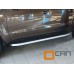 Пороги - Dolynau (алюминий+пластик) для Volkswagen Amarok AMAROK