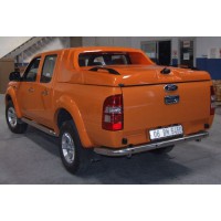 Защита заднего бампера - ус одинарный (нержавейка d=70) для Ford Ranger