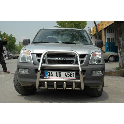 Защита переднего бампера - кенгурятник (нержавейка d=60) для Isuzu D-Max D-MAX