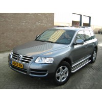 Пороги - C2 (нержавейка d=60) для Volkswagen Touareg