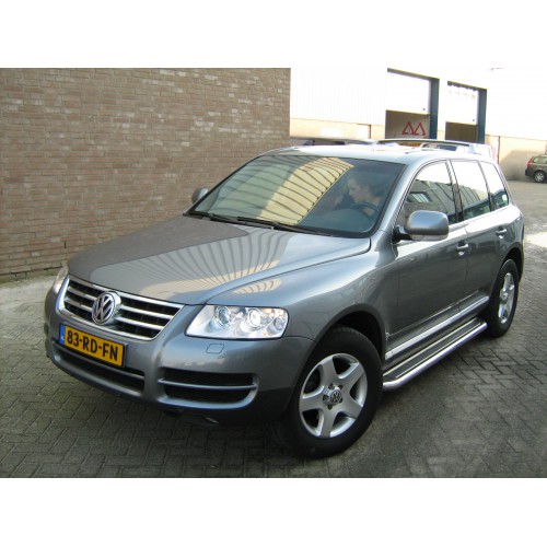 Пороги - C2 (нержавейка d=60) для Volkswagen Touareg TOUAREG