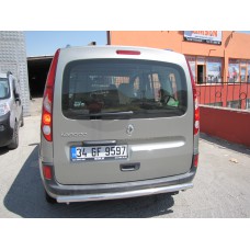 Защита заднего бампера - труба (нержавейка d=70) для Renault Kangoo KANGOO