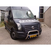 Защита переднего бампера - кенгурятник с грилем (d=60) для Volkswagen Crafter