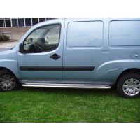 Пороги - C2 (нержавейка d=60) для Fiat Doblo