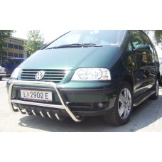 Пороги - C2 (нержавейка d=60) для Volkswagen Sharan SHARAN