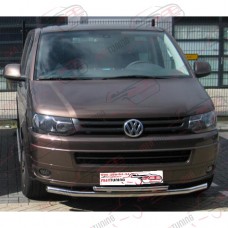 Защита переднего бампера - труба двойная (d60/42) для Volkswagen T5 2010-2015