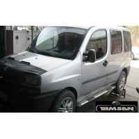 Пороги - B2 (нержавейка d=70) для Fiat Doblo