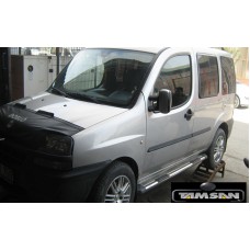 Пороги - B2 (нержавейка d=70) для Fiat Doblo DOBLO