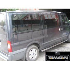 Пороги - B2 (нержавейка d=76) для Ford Transit TRANSIT