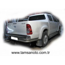 Защита заднего бампера - углы двойные (d=48/70) для Toyota Hilux HILUX