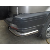Защита заднего бампера - углы одинарные для Honda CRV 2007