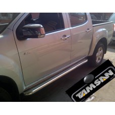 Пороги - C2 (нержавейка d=60) для Isuzu D-Max D-MAX