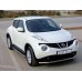 Защита переднего бампера - ус одинарный (нержавейка d=70) для Nissan Juke JUKE