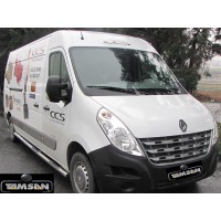 Пороги - B2 (нержавейка d=76) для Renault Master