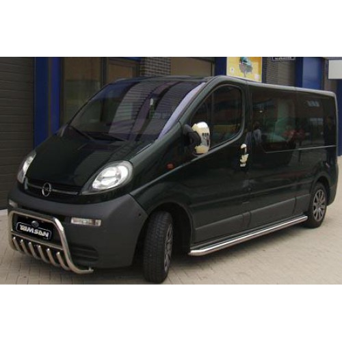 Пороги - C2 (нержавейка d=60) для Opel Vivaro VIVARO