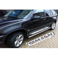 Пороги - B1 (нержавейка) для Bmw X5