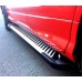 Боковые подножки (пороги) - Line для BMW X3 F-25 2011-2018 (алюминий+пластик) 