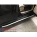 Боковые подножки (пороги) - Dolunay для BMW X3 F-25 2011-2018 (алюминий+пластик) 